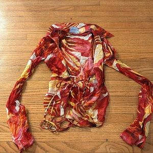 Louisa Ballou Cardigan Blouse